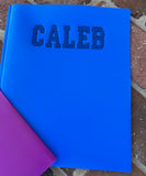 Embroidered Name Folder