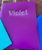 Embroidered Name Folder