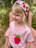 Custom Strawberry π Headband