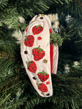 Custom Strawberry π Headband