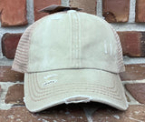 Criss Cross PONYTAIL Hat