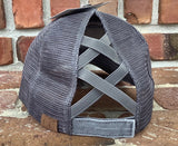 Criss Cross PONYTAIL Hat