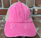 Criss Cross PONYTAIL Hat