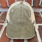 Washed Traditional Ball Cap Style Hat