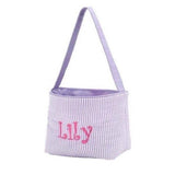Personalized Seersucker Buckets