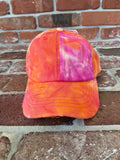 Tie Dye Criss Cross PONYTAIL Hat