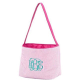 Personalized Seersucker Buckets