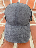 Tone-on-Tone Tie Dye (traditional ball cap)