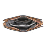 Nina Whipstitch Crossbody w/ Dual Zip Compartments