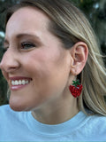 Sparkle Strawberry 🍓 Earrings