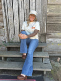 Pumpkins & Bows Embroidered Tee