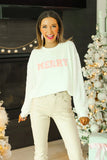 Merry Sequin Sweatshirt