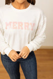 Merry Sequin Sweatshirt