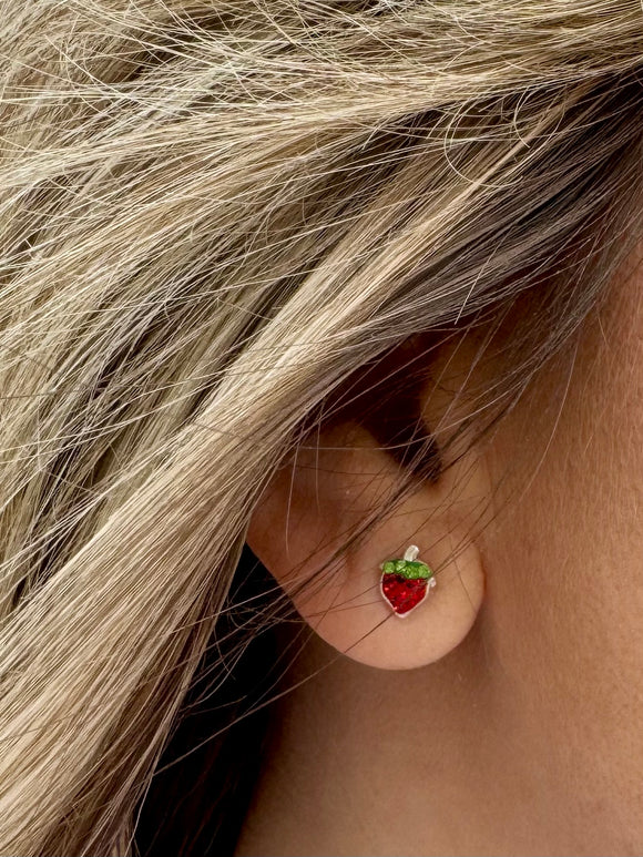 Baby Strawberry Studs