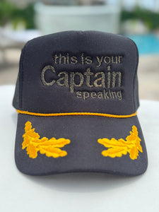 This Is Your Captain Speaking Hat
