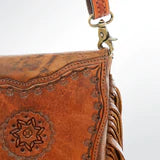 Bonnie- Leather Handcarved Crossbody
