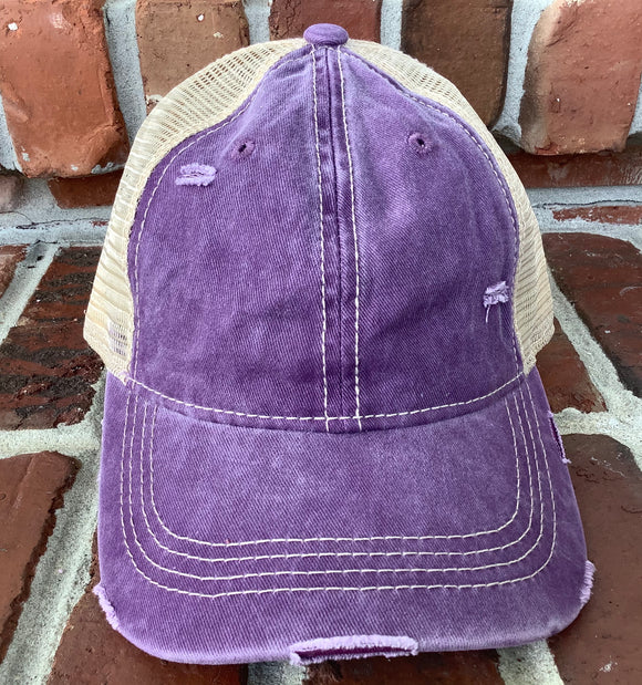 Washed Traditional Ball Cap Style Hat