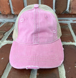 Washed Traditional Ball Cap Style Hat
