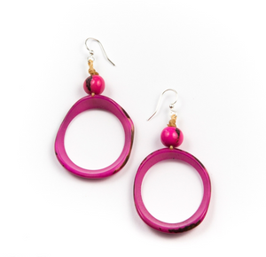 Ring Of Life Tagua  Earrings