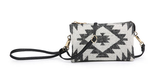 Riley Crossbody/Wristlet -Aztec