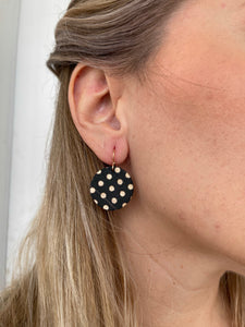 Small Leather Earrings