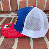 American Flag Leather Patch Hats~Solids