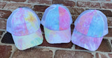 Tie Dye Criss Cross PONYTAIL Hat