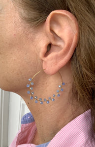 Crystal Hoop Earrings